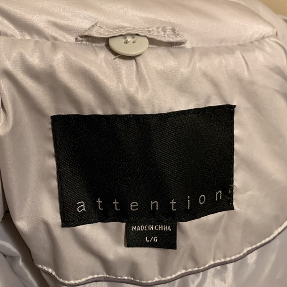 Attention Puffer Jacket w/Detachable Faux Fur Collar - Picture 7 of 7